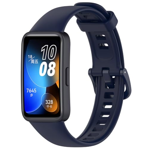 Tyogeephy Armbänder Kompatibel mit Huawei band 9/band 9 NFC, Sportarmband Silikonarmband Ersatzarmbänder für Huawei Band 8/band 8 NFC, Männer/Frauen von Tyogeephy