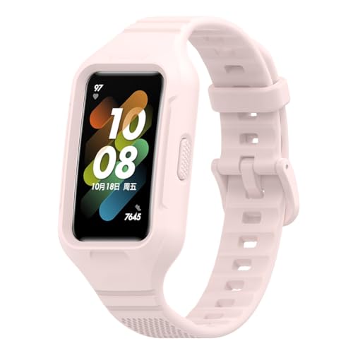 Tyogeephy Armbänder Kompatibel mit huawei band 9/band 8/band 7, Sportarmband Silikonarmband Ersatzarmbänder für honor band 6, Männer/Frauen von Tyogeephy