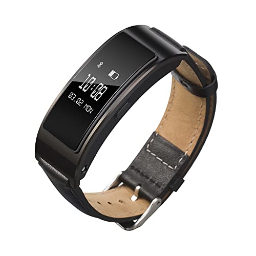 Tyogeephy Armband Kompatibel mit Huawei Watch Fit mini/Band B7/B6/B3, Damen Herren Hochwertiges Leder Uhrenarmbänder, Metallschnalle Atmungsaktiv Ersatzarmband Kompatibel mit Huawei Talkband B7 von Tyogeephy