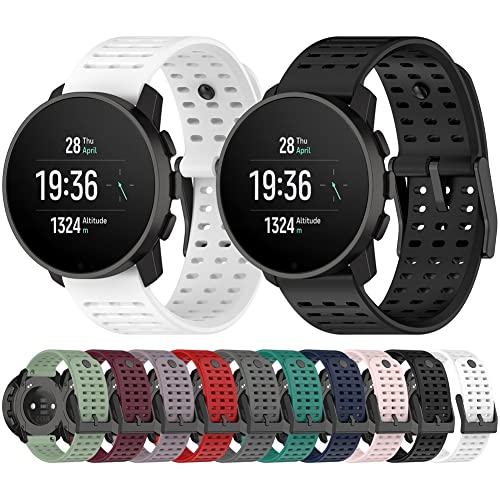 Tyogeephy Armband Kompatibel mit Suunto 9 peak pro/Vertical/Urband 7/ATHLETIC 1, Silikon Ersatzarmband für Vertical/9 peak pro Ersatzbänder Armbänder von Tyogeephy