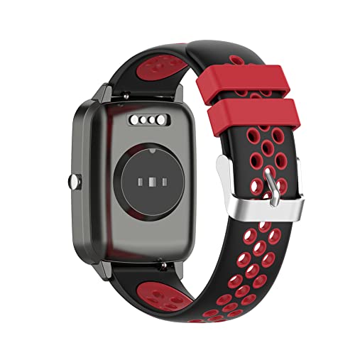 Tyogeephy Armband Kompatibel mit Willful SW021 ID205L ID205 Smartwatch Männer Frauen Ersatz Gurt Quick Release Wasserdicht Weich Silikon Armband für SW021 ID205L Smart Watch von Tyogeephy