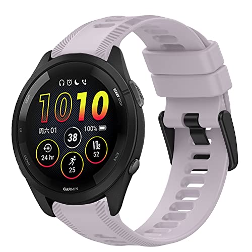 Tyogeephy Kompatibel mit Garmin Forerunner 965 Armband, Silikon Sport Ersatzarmband für Garmin Forerunner 965 Damen Herren von Tyogeephy