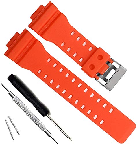 Tyogeephy Natural Resin Replacement Armband für Casio Mens G-Shock GD120/GA-100/GA-110/GA-100C Tyogeephy Natural Resin Replacement Armband für Casio Mens G-Shock GD120/GA-100/GA-110/GA-100C von Tyogeephy