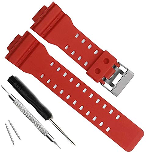 Tyogeephy Natural Resin Replacement Armband für Casio Mens G-Shock GD120/GA-100/GA-110/GA-100C von Tyogeephy