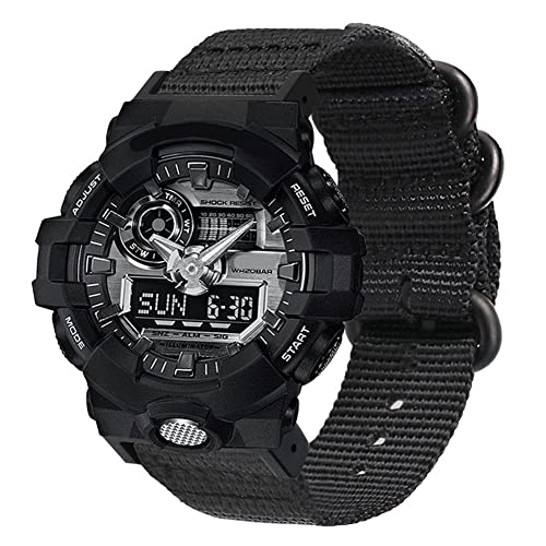 Tyogeephy Nylon Uhrenarmband Kompatibel mit Casio G-SHOCK GA-150 800 DW5600 6900 GD-110 G-8900 GLS8900 Armband Sports Armbänder Gürtel von Tyogeephy