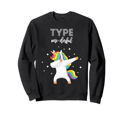 Typ Onederful Dabbing Einhorn Diabetes Bewusstsein Kinder Sweatshirt Typ Onederful Dabbing Einhorn Diabetes Bewusstsein Kinder Sweatshirt von Type 1 Diabetes Awareness T1D Apparel Co.