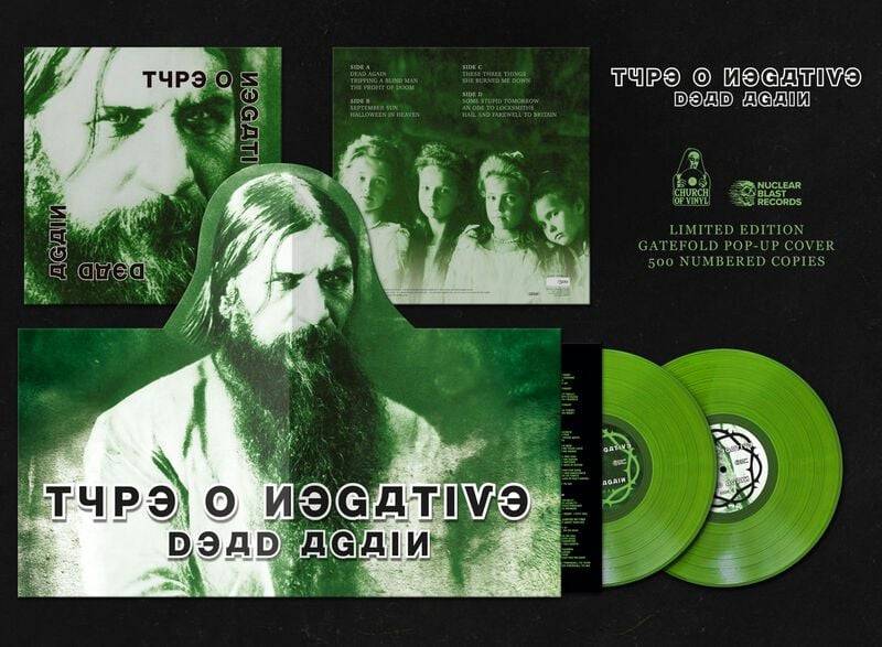 Dead again von Type O Negative - 2-LP (Coloured, Limited Edition, Re-Release, Standard) von Type O Negative