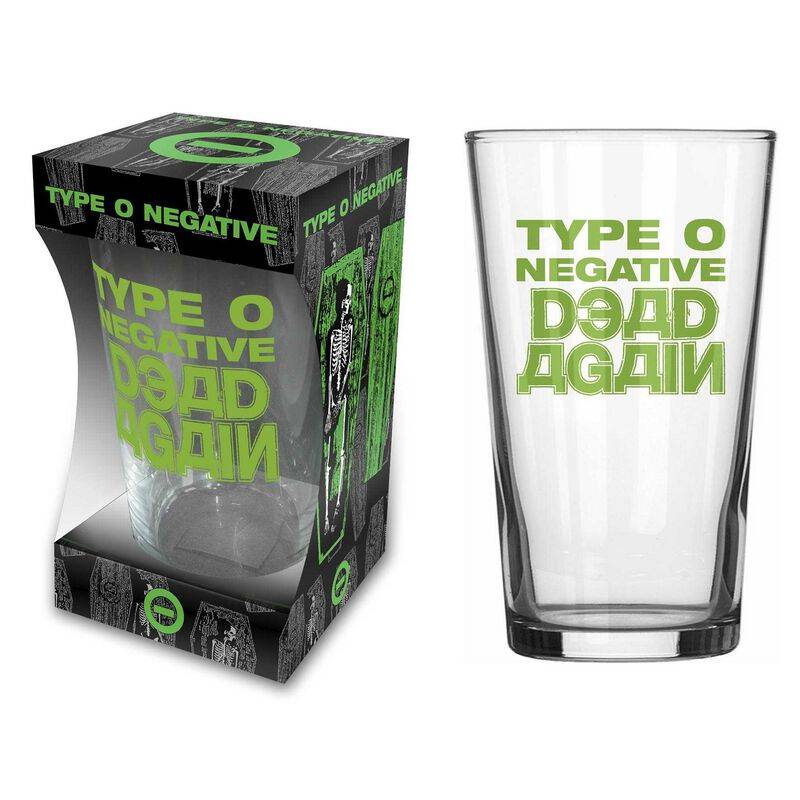 Type O Negative Dead again Bierglas klar von Type O Negative