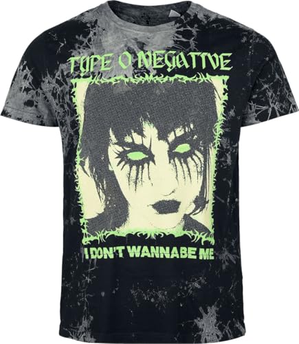Type O Negative I Don't Wanna Männer T-Shirt schwarz/grau S 100% Baumwolle Band-Merch, Bands von Type O Negative