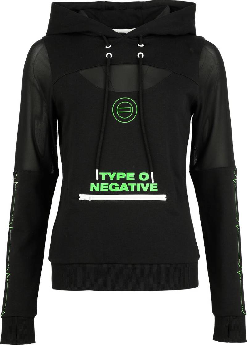 Type O Negative Kapuzenpullover - EMP Signature Collection - S bis 3XL - für Damen - Größe L - schwarz  - EMP exklusives Merchandise! Type O Negative Kapuzenpullover - EMP Signature Collection - S bis 3XL - für Damen - Größe L - schwarz  - EMP exklusives Merchandise! von Type O Negative