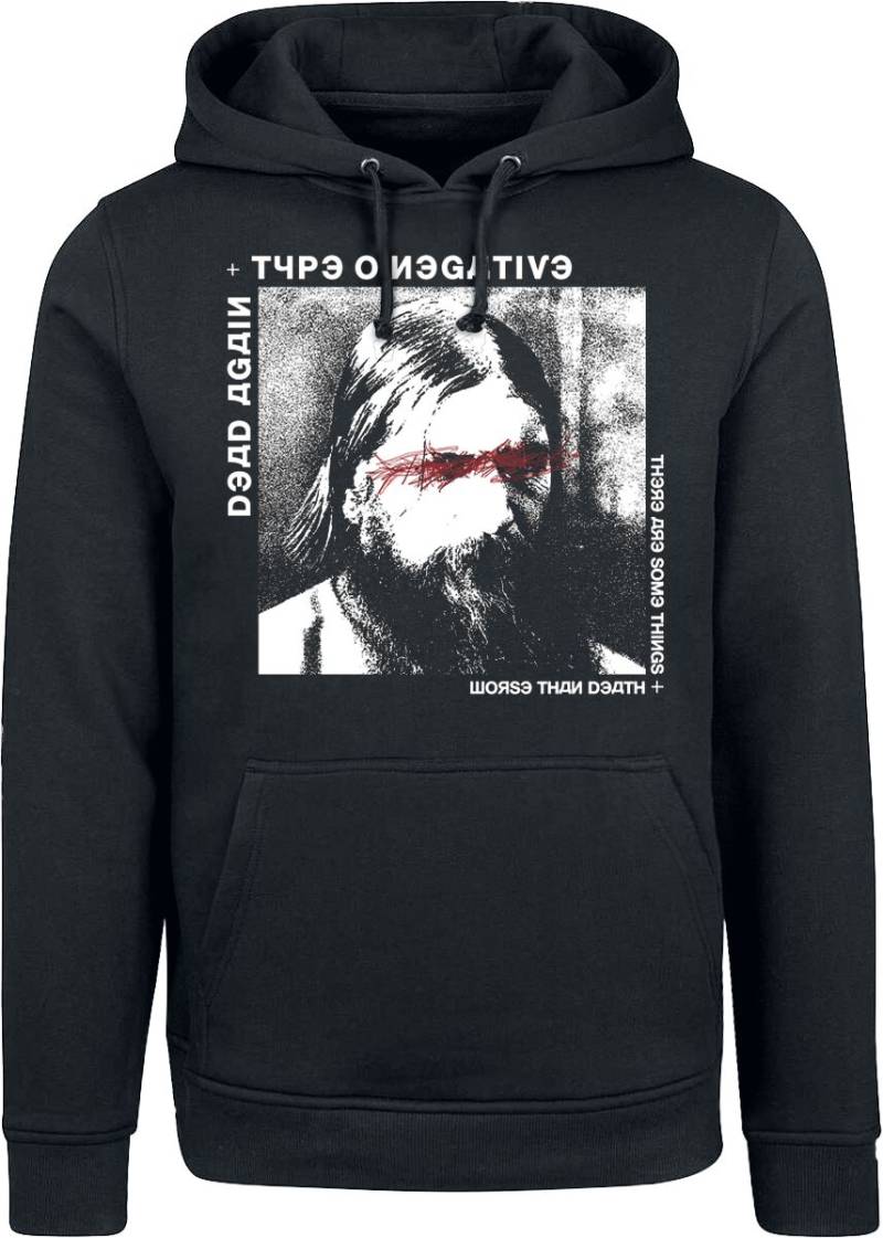 Type O Negative Kapuzenpullover - Worse Than Death - S bis M - für Männer - Größe M - schwarz  - Lizenziertes Merchandise! von Type O Negative