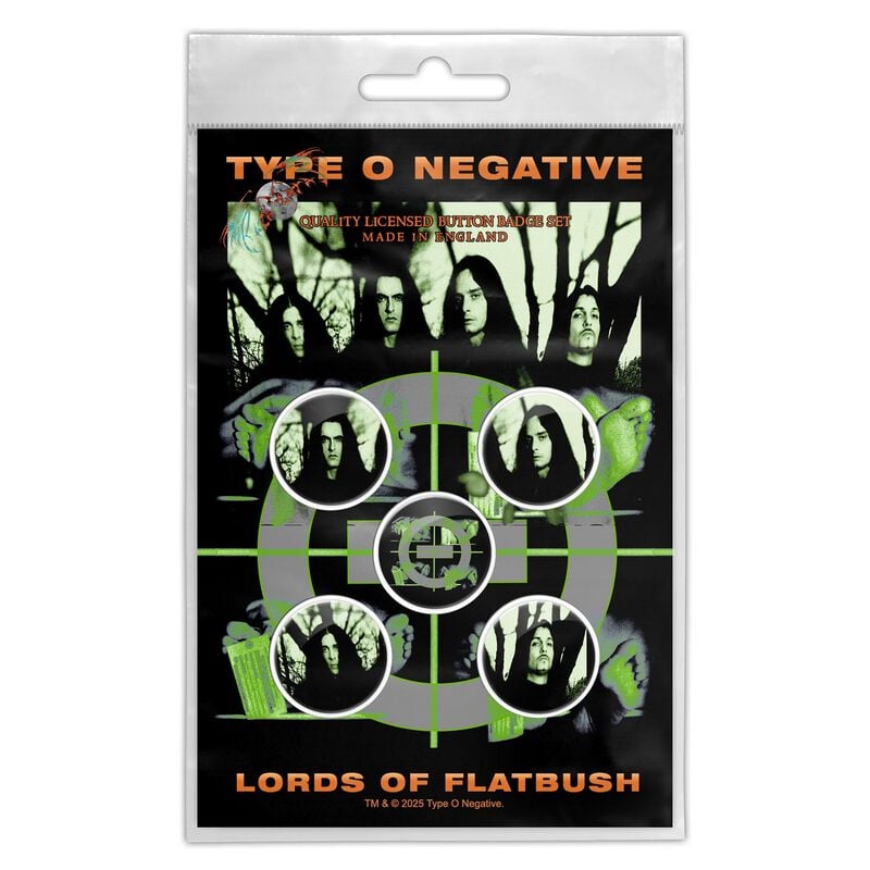 Type O Negative Lords Of Flatbush Button multicolor von Type O Negative