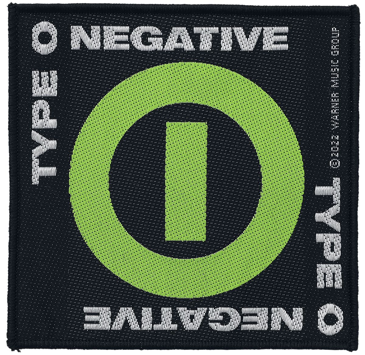 Type O Negative Negative Symbol Patch schwarz grün von Type O Negative