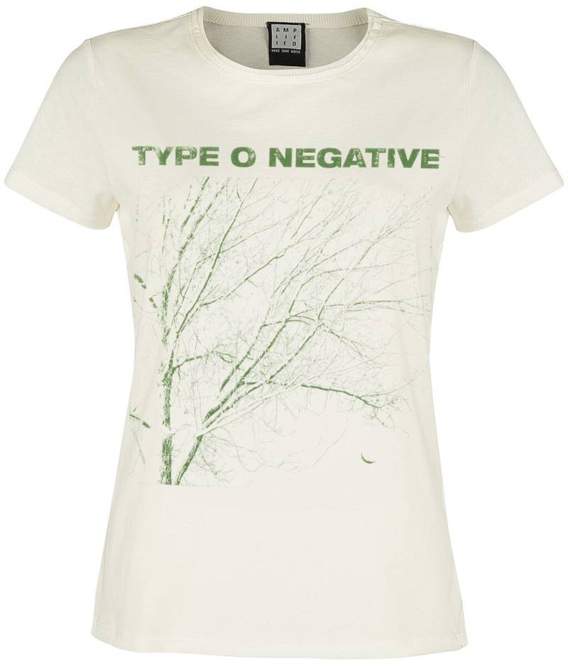 Type O Negative T-Shirt - Amplified Collection - Green Tree - S bis XL - für Damen - Größe L - altweiß  - Lizenziertes Merchandise! von Type O Negative