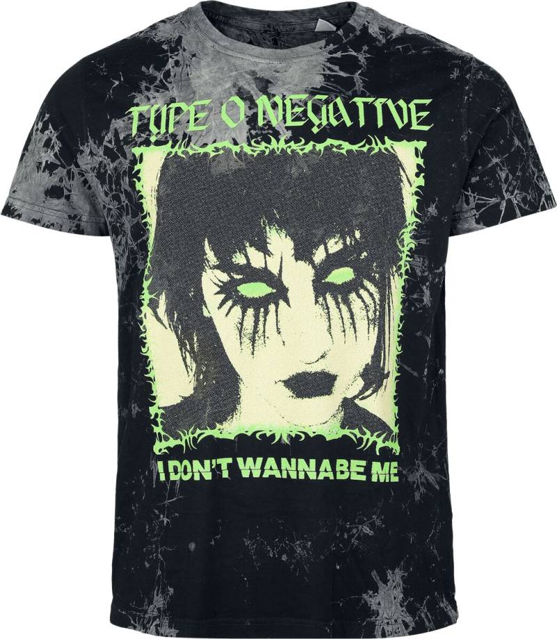 Type O Negative T-Shirt - I Don't Wanna - S bis 3XL - für Männer - Größe M - schwarz/grau  - EMP exklusives Merchandise! von Type O Negative