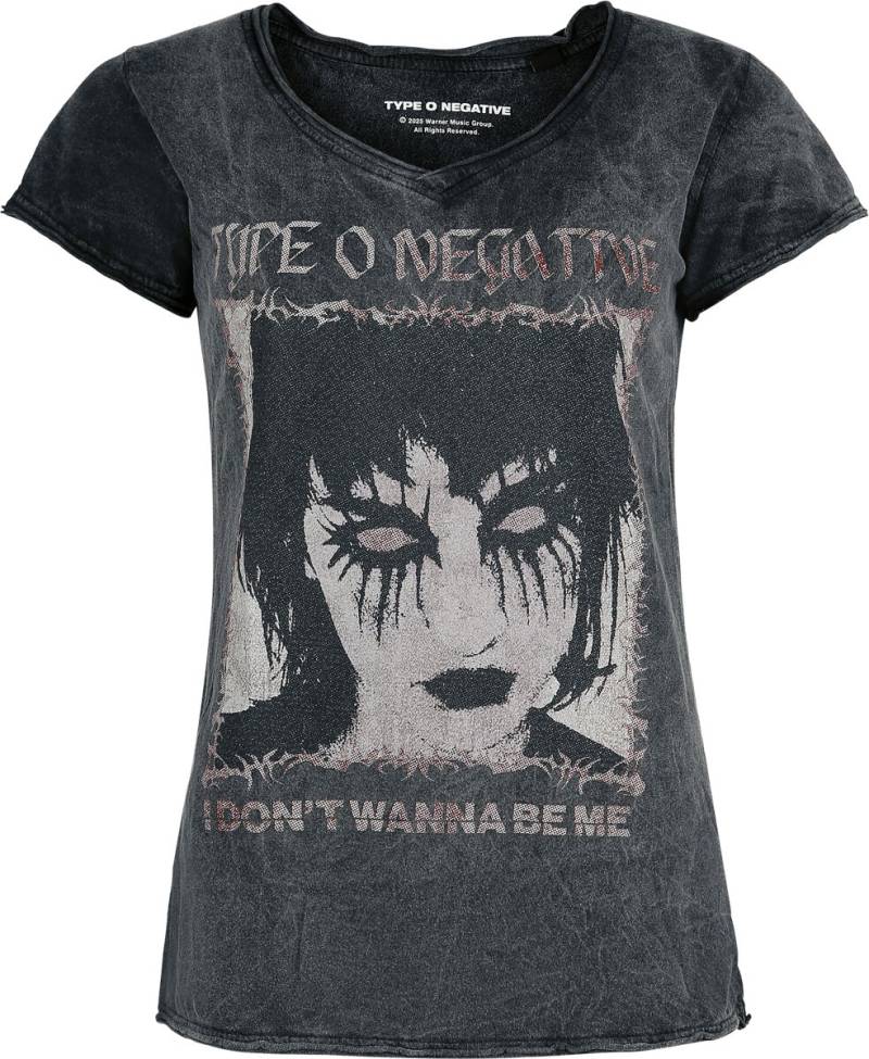 Type O Negative T-Shirt - I Don't Wanna - S bis XXL - für Damen - Größe L - anthrazit  - EMP exklusives Merchandise! von Type O Negative