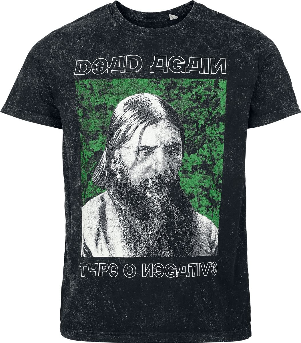 Type O Negative T-Shirt - Rasputin - S bis 4XL - für Männer - Größe XXL - anthrazit - EMP exklusives Merchandise! Type O Negative T-Shirt - Rasputin - S bis 4XL - für Männer - Größe XXL - anthrazit - EMP exklusives Merchandise! von Type O Negative