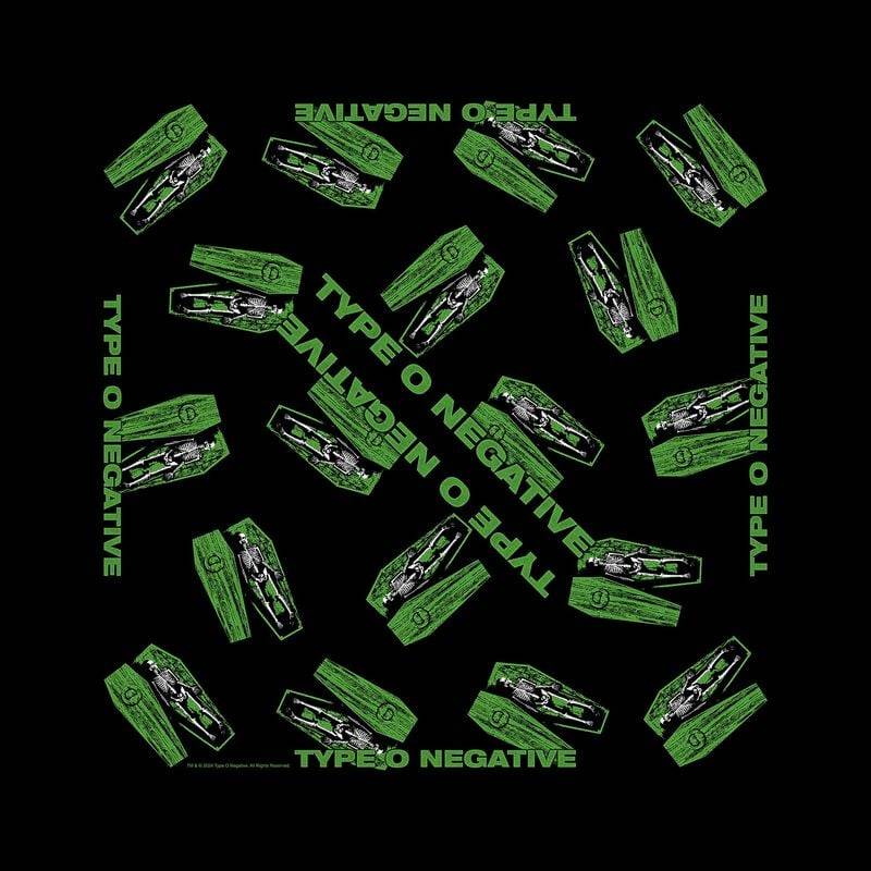 Type O Negative Tuch - Coffins - schwarz  - Lizenziertes Merchandise! von Type O Negative