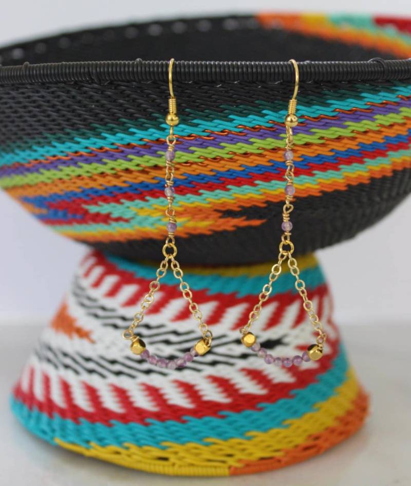 Amethyst Ohrringe Amethyst Ohrringe von TypeAHippy