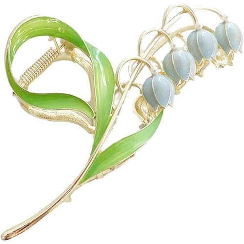 Maiglöckchen Blumen-Haarspangen, Orchideen-Haarspangen, Blumen-Metall-Haarnadel, Lilienblüten-Kieferklemme, Haarstyling-Haarschmuck für dickes dünnes Haar, Damen, Clips und Haarspangen, Maiglöckchen Blumen-Haarspangen, Orchideen-Haarspangen, Blumen-Metall-Haarnadel, Lilienblüten-Kieferklemme, Haarstyling-Haarschmuck für dickes dünnes Haar, Damen, Clips und Haarspangen, von TypoGrove