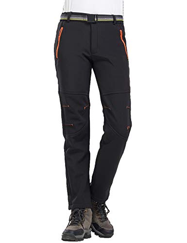 Damen Softshell Hose Gefütterte Outdoorhose Wasserdicht/Winddicht/Atmungsaktiv Winterhose Funktionshose Trekkinghose Wanderhose Damen Softshell Hose Gefütterte Outdoorhose Wasserdicht/Winddicht/Atmungsaktiv Winterhose Funktionshose Trekkinghose Wanderhose von Tyraptor
