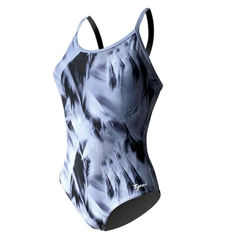Tyron Badeanzug TSA-1 Grey Power | Badeanzug für Damen & Mädchen | Sport Badeanzug für Training und Wettkampf | Schwimmanzug | Schwimmsport von Tyron
