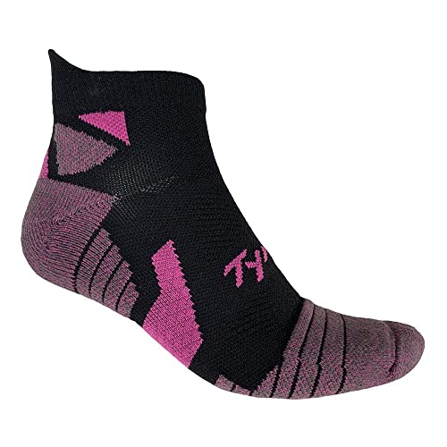 Tyron Lady Laufsocke LS-3 (lila - 39/41) | |Damen | Laufsocke | Laufstrümpfe | running socks | Strumpf | Sport | Kompression | Wettkampf von Tyron