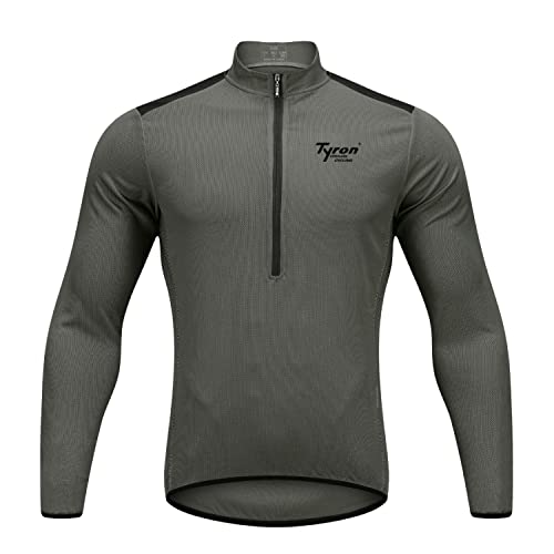 Tyron Rad Longshirt TC-0200 für Herren (L) | Langarm Trikot | MTB | Rennrad | Bike | Fahrradbekleidung | Shirt von Tyron