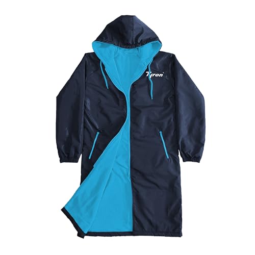 Tyron Wärmemantel TS-9900 (140) | Kinder & Erwachsene | Unisex | Wasserfest & Schnelltrocknend | Triathlon | Wassersport von Tyron
