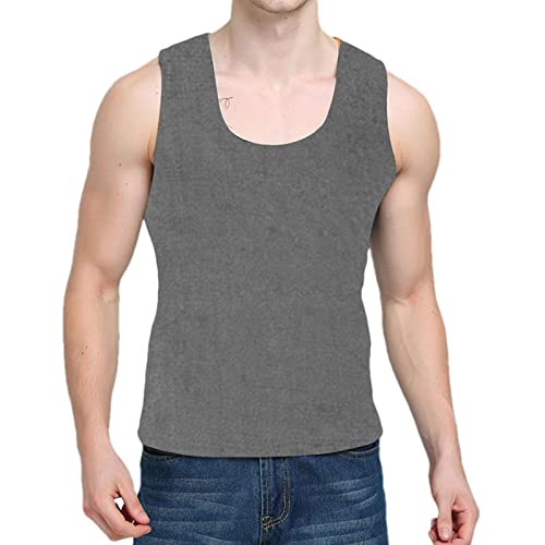 Tytlyworth Herren Winterunterwäsche Weste | Doppelseitiges Thermo-Tanktop aus Samt für Herren | Feuchtigkeitsableitendes, mit Thermo-Fleece gefüttertes Unterwäsche-Oberteil für Männer zum Aufwärmen von Tytlyworth