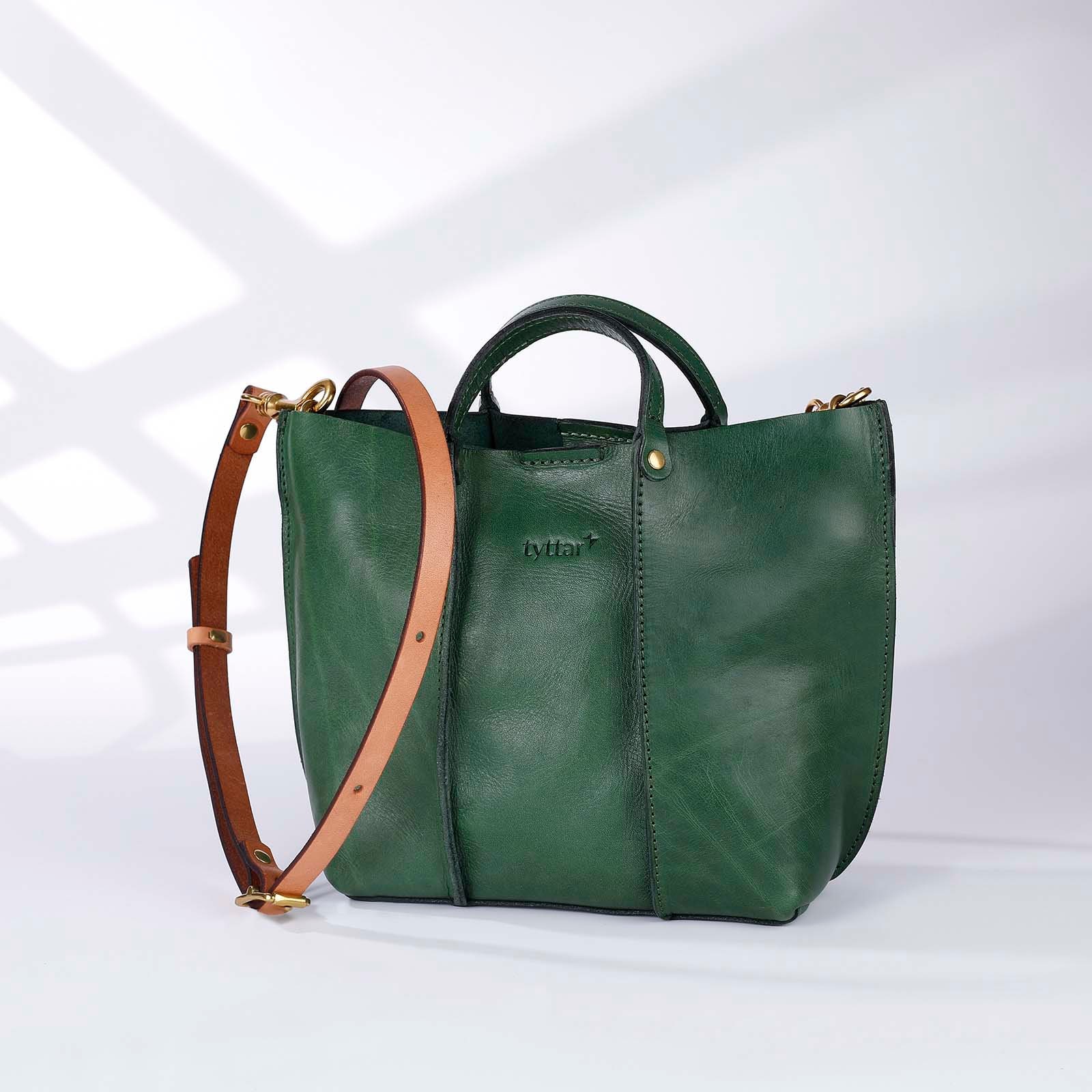 Damen Handtasche Echt Leder Retro Vintage Lässig Grün Kleine Tote Schultertasche Geschenk Für Sie Frauen Freundin Muttertag von Tyttar