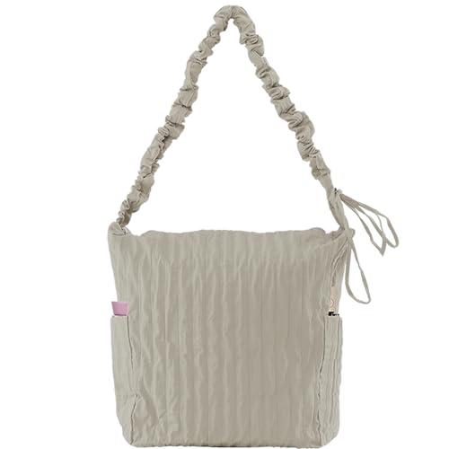 U+U Große Tragetasche für Damen, leichte Crossbody-Tasche mit Fächern, Schultertasche, Handtasche für Reisen U+U Große Tragetasche für Damen, leichte Crossbody-Tasche mit Fächern, Schultertasche, Handtasche für Reisen von U+U