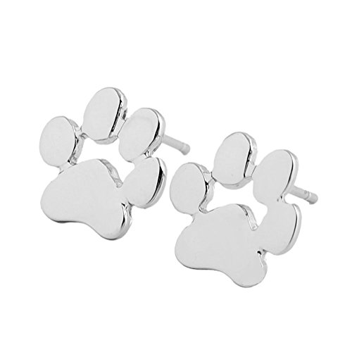 U/K Hund Pfote Form Ohrringe Sterling Silber Ohrstecker Für Schmuck Präsentieren Set Durable Servicelanglebig von U/K