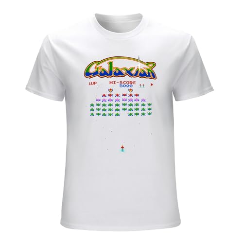 Arcade Galaxian T Shirt Space Invaders Video Game Retro Vintage 80S Alien Gaming T-Shirt White M Arcade Galaxian T Shirt Space Invaders Video Game Retro Vintage 80S Alien Gaming T-Shirt White M von U-BASIC
