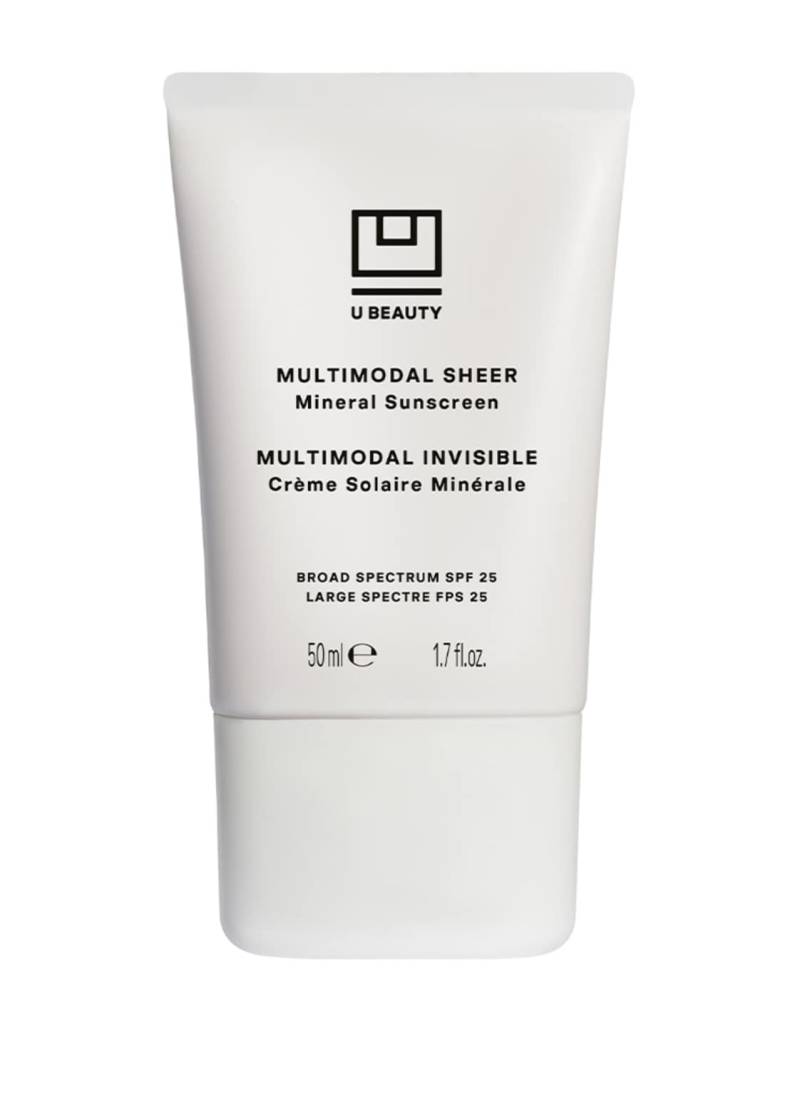 U Beauty Multimodal Sheer Mineral Sunscreen SPF 25 50 ml von U BEAUTY