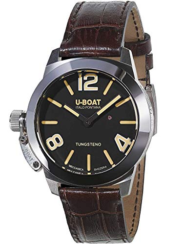 U-Boat Classico Stratos 40 BK Automatik Uhr, Schwarz, 40mm, 10 atm, 9002 von U-Boat