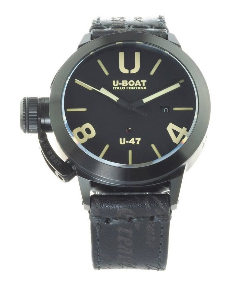 U-Boat Automatikuhr 9160 Herren Uhr Automatik U-47 Classico 47mm Neu, Krone : mit verschraubtem Kroneschutz von U-Boat