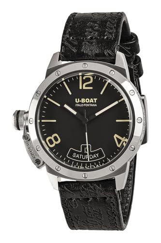 U-Boat Classico Vintage Herren Uhr analog Automatik mit Leder Armband 8890 von U-Boat