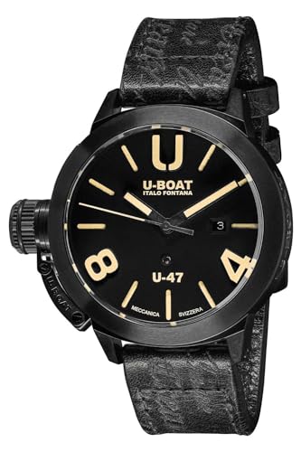 U-Boat Classico u-47 Herren Uhr analog Automatik mit Leder Armband 9160 von U-Boat