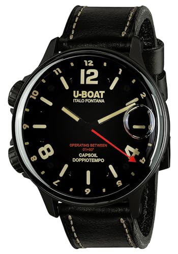 U-Boat Herren Analog Quarz Uhr mit Edelstahl Armband mid-39772 von U-Boat