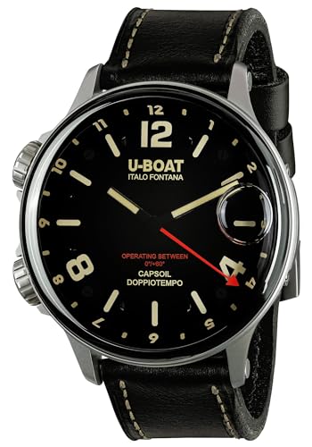 U-Boat Herren Analog Quarz Uhr mit Edelstahl Armband mid-39775 von U-Boat