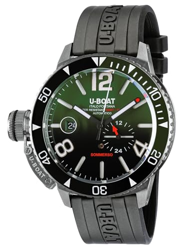 U-Boat Herren Analog Quarz Uhr mit Edelstahl Armband mid-39776 von U-Boat