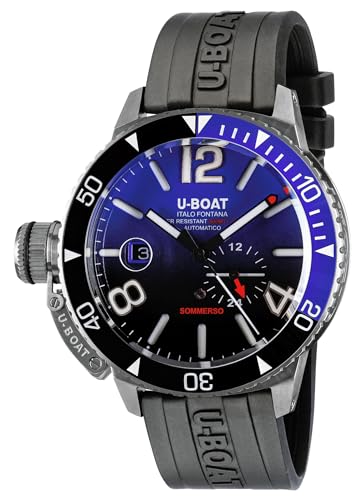 U-Boat Herren Analog Quarz Uhr mit Edelstahl Armband mid-39778 von U-Boat