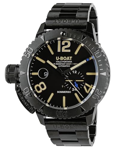 U-Boat Herren Analog Quarz Uhr mit Edelstahl Armband mid-39782 von U-Boat