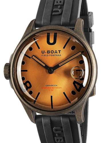 U-Boat Herren Analog Quarz Uhr mit Edelstahl Armband mid-39919 von U-Boat