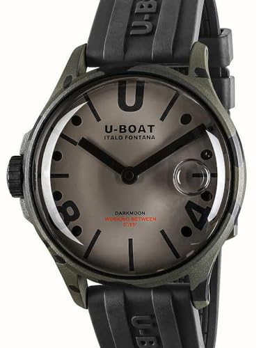 U-Boat Herren Analog Quarz Uhr mit Edelstahl Armband mid-39923 von U-Boat