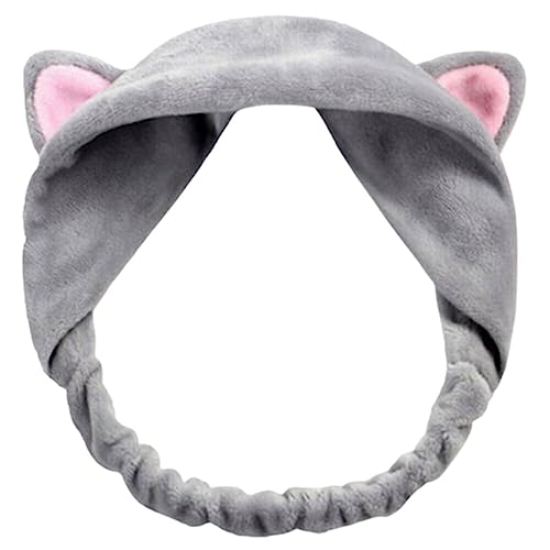 1 stück Katze Ohr Bilden Gesicht Waschen Spa Dusche Maske Haarband Make-Up Kosmetisches Stirnband Neu Freigegeben Nettes Design von U-K
