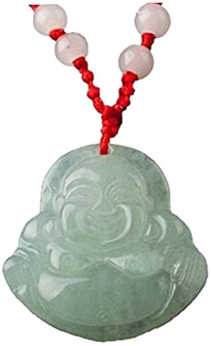 Anhänger Chinesische Feng Shui Jade Stein Glücksbringer Halskette Geld Buddha Buddha Perlenkette Praktisches Design und langlebig von U-K