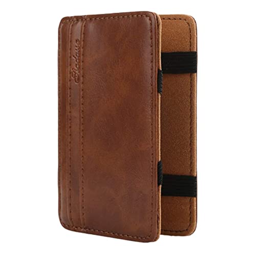 U-K Geldbörse Herren Business Kunstleder Geldklammer Kartenhalter Slim Bifold Magic Wallet Kreative und Exquisite Verarbeitung von U-K