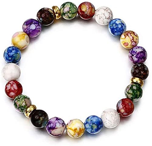 Naturstein Chakren Armband Handgefertigte Edelstein Stretch Armbänder Paare ArmbänderNützlich und praktisch von U-K